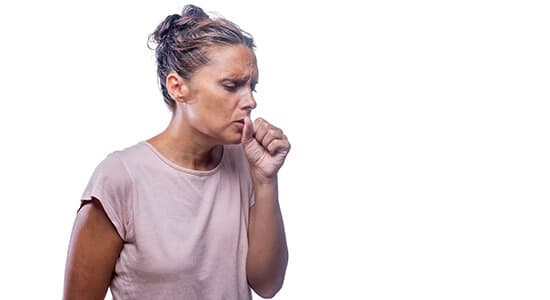 Women coughing something up, which is a practice tip for the guttural pronunciation of the German CH.